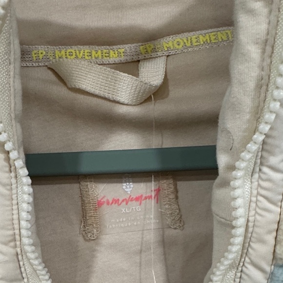 FP Movement by Free People Geometric Yellow and Gray Teddy Jacket - Picture 2 of 16